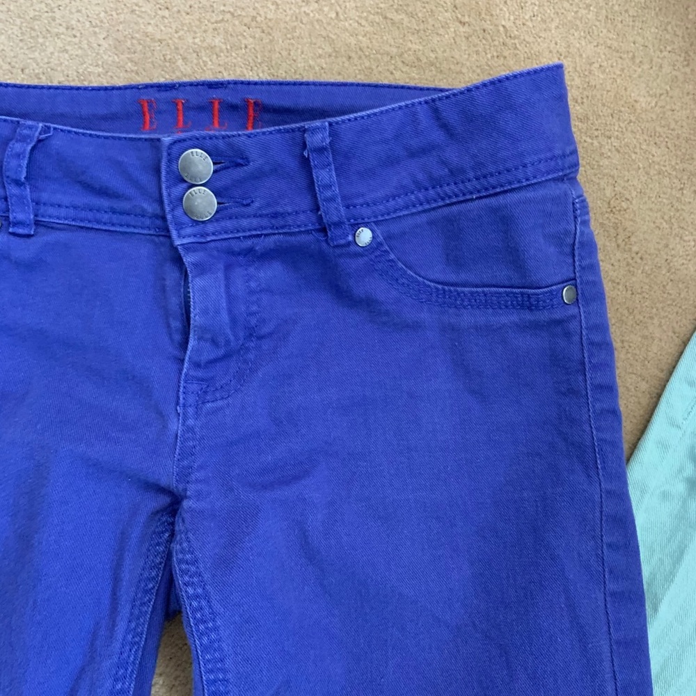 Elle pastel denim crop pants bundle - Picture 2 of 6